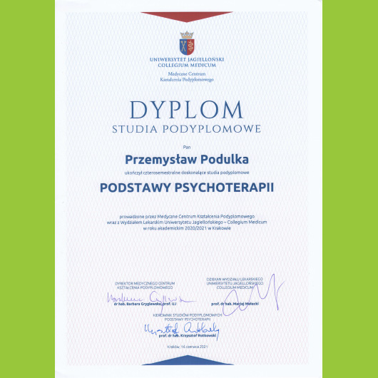 2021; Przemysław Podulka Podstawy psychoterapii