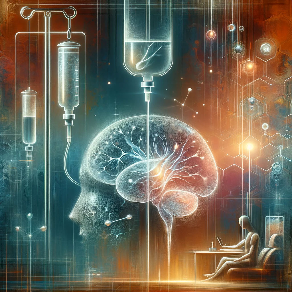 Rola Ketaminy Dożylnej w Leczeniu cPTSD | PHOENIX Centrum Psychomedyczne Wizualizacja roli ketaminy dożylnej w terapii cPTSD